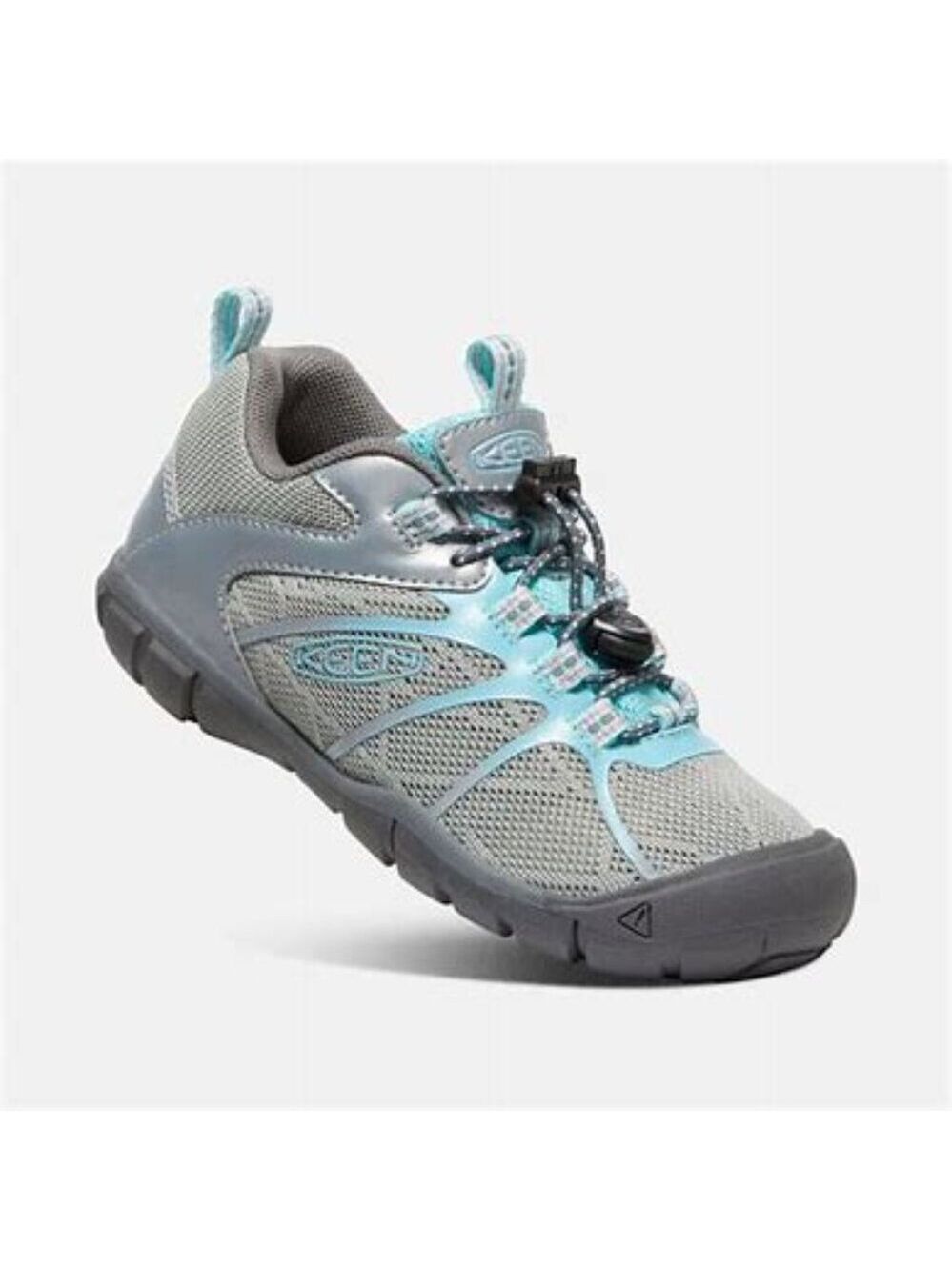 Keen little girls size 10 Gray and Blue Sneakers Sturdy Outdoor Design